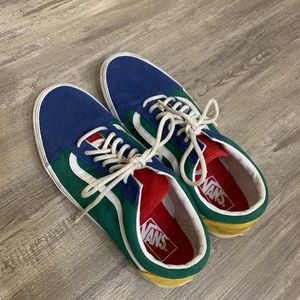 VANS YACHT CLUB OLD SKOOL Low-top Blue/Green/Yellow Men’s size 10.5